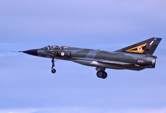 A3110 — - AUSTRALIA - AIR FORCE - DASSAULT (GAF) MIRAGE IIID - REG A3-110 (CN 110) - EDINBURGH RAAF BASE ADELAIDE SA. AUSTRALIA - YPED (25/9/1984)