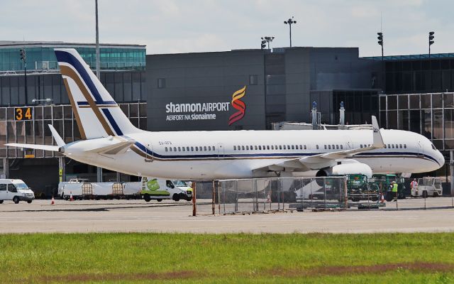 SX-RFA — - gainjet vip b-757-2 sx-rfa at shannon 5/6/14.