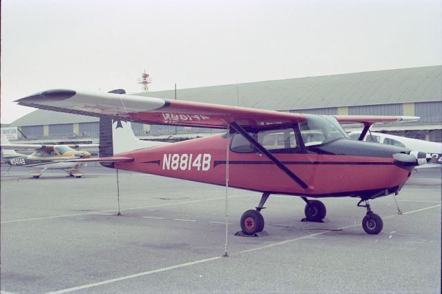 Cessna Skyhawk (N8814B) - One member of the Point Mugu Aero Club fancied himself as the Red Baron.