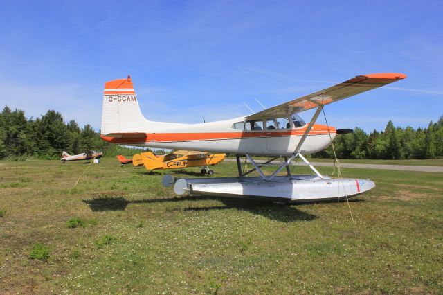 C-GGAM — - C-GGAM Cessna 180 K RVA-Aéroport du lac à la Tortue QC.CSL3 08-06-2019. 