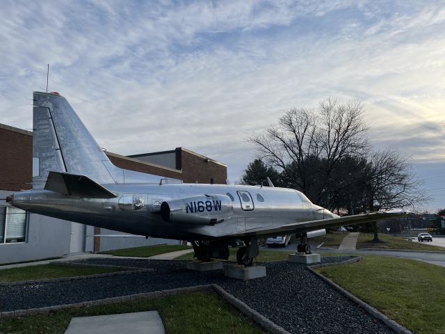 North American Sabreliner (N168W) - On display at the National Electronics Museum next to BWI airport.