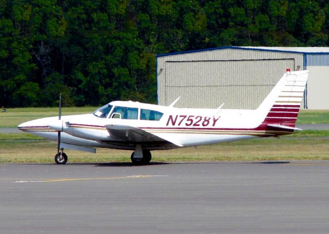 Piper PA-30 Twin Comanche (N7528Y) - At Downtown Shreveport. 1964 Piper PA-30. 