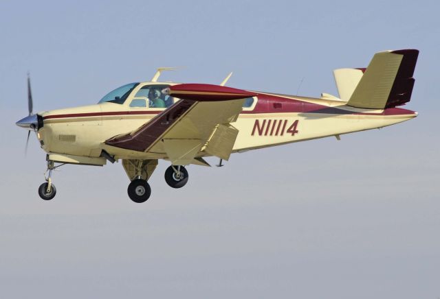 Beechcraft 35 Bonanza (N11114) - Nice tail number