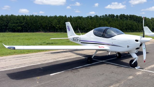 Beechcraft Mentor (N525FJ) - At home in Nacogdoches, Texas, serving as a training aircraft for the Stephen F. Austin State University "Flying Jacks."