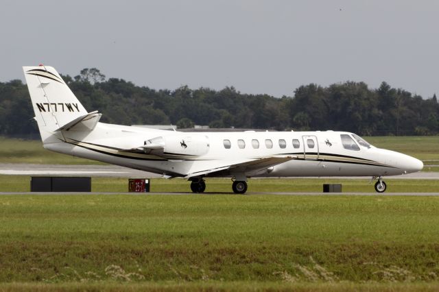 Cessna Citation V (N777WY) - Spotted November 11, 2020 taxing for departure at Orlando Executive Airport, FL.