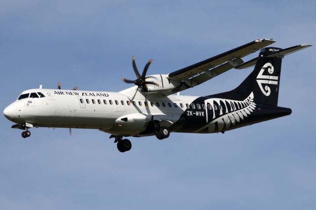 Aerospatiale ATR-72-600 (ZK-MVK) - on 4 May 2019