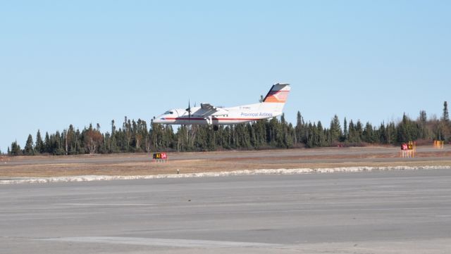 C-FHRC — - Landing runway 34