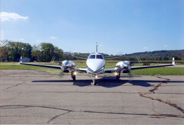 Beechcraft Duke (N724RK) - Beechcraft Turbine Duke, STC by Rocket Engineering