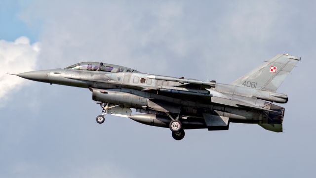 Lockheed F-16 Fighting Falcon (PAF4081) - 21.08.19 Krzesiny Airbase - Poland.