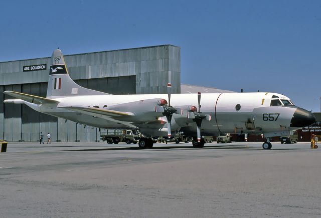 A9657 — - AUSTRALIA - AIR FORCE - LOCKHEED P-3C ORION - REG : A9-657 (CN 285D-5780) - EDINBURGH RAAF BASE ADELAIDE SA. AUSTRALIA . YPED 14/11/1987