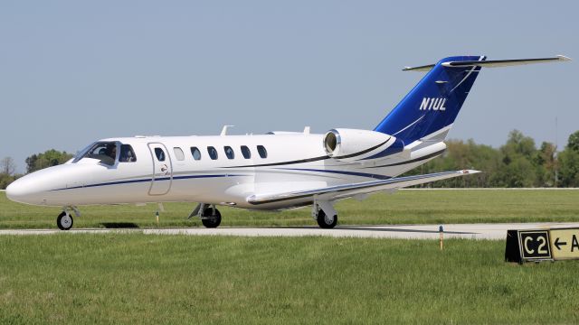 Cessna Citation CJ3 (N1UL) - “N1UL”br /br /One of our locals, Urschel Lab’s 2022 Cessna 525B CitationJet CJ3+, taxiing back to its hangar. 5/10/23