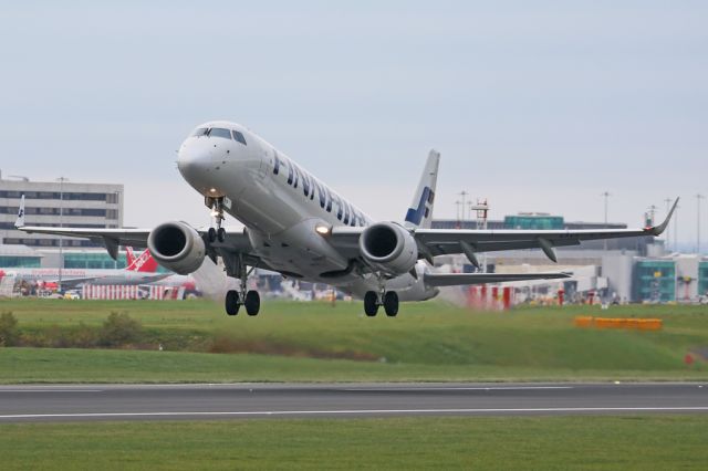 Embraer ERJ-190 (OH-LKP) - FIN1362 on the way back to Helsinki