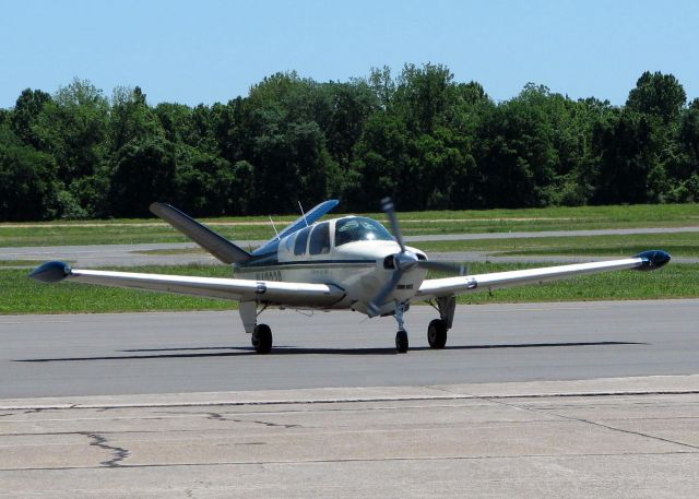 Beechcraft 35 Bonanza (N4223B) - 1955 Beech F35 at Shreveport's Downtown Airport.