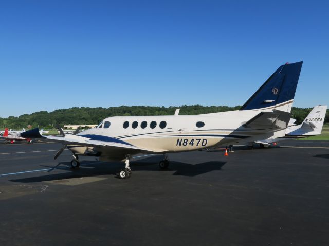 Beechcraft King Air 100 (VTE847) - This fine King Air B100 is available for charter in the Northeast from CFM Corporate Flight Management. ARG/US Platinum.