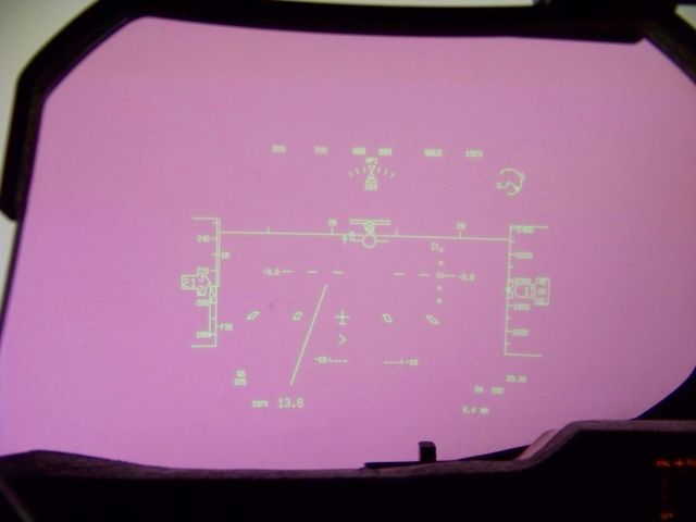 McDonnell Douglas DC-10 — - Heads Up Display on an MD-10