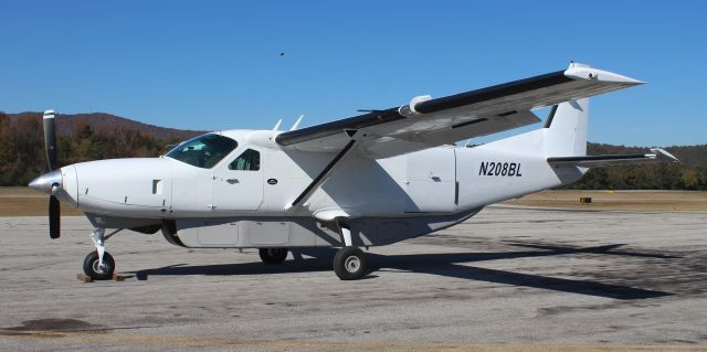 Cessna Caravan (N208BL) - A Cessna 208B Grand Caravan on the ramp at Anniston Regional Airport, AL - November 10, 2021.