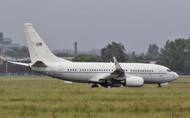 02-0201 — - usaf c-40c 02-0201 at shannon 13/6/16.