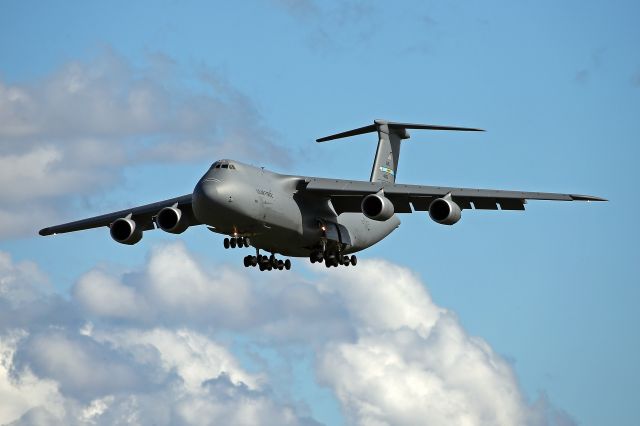 Lockheed C-5 Galaxy — - Galaxy on short finals at Fort Worth JRB.