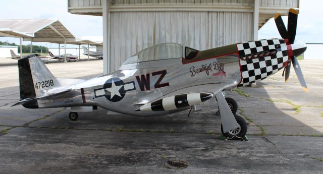 STEWART (1) S-51D (N351KW) - A Stewart S-51D Mustang at Northwest Alabama Regional Airport, AL - August 5, 2023.