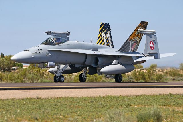 McDonnell Douglas FA-18 Hornet — - Tiger Meet 2016.  Zaragoza, Spain