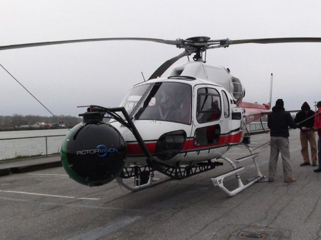 — — - for a movie, actually taken in new west, BC. owned by blackcomb helicopters