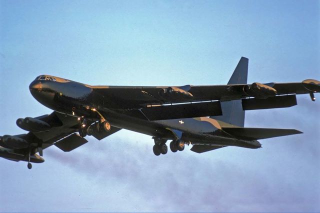 56-0612 — - Boeing B-52D Stratofortress 56-0612 at March AFB on February 23, 1978. 