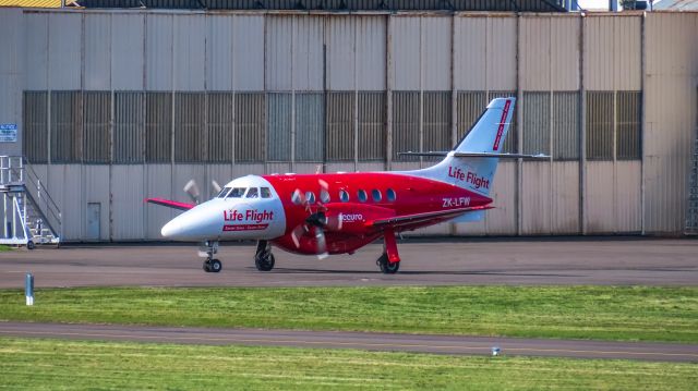 British Aerospace Jetstream Super 31 (ZK-LFW) - ZK-LFW Taxing out to runway 07 seen from the Palmerston North Airport Tower