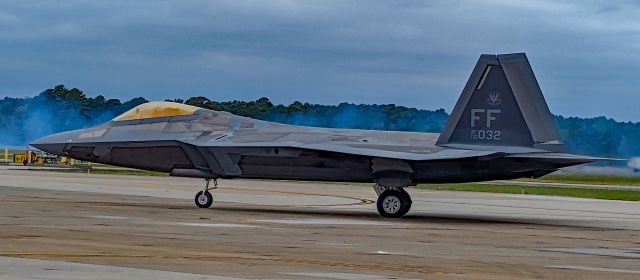 Lockheed F-22 Raptor (02-4032) - 02-4032 Lockheed Martin F-22A 1st Fighter Wing at Joint Base Langley-Eustis - Naval Air Station (NAS) Oceana KNTU br /Virginia Beach, Virginiabr /Photo: Monica Elise Del Corobr /September 22, 2024br /(TDelCoro) 2024 NAS Oceana Air Show