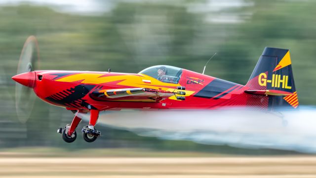 EXTRA EA-300 (G-IIHL) - Marek Choim and his Extra 330SC. 29.08.2020 , Leszno - Poland.