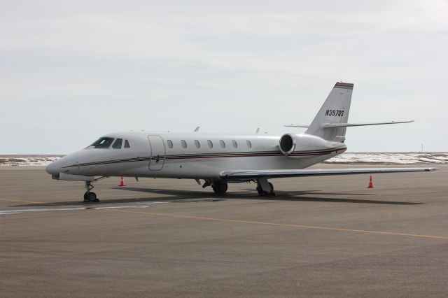 Cessna Citation Sovereign (N397QS) - Parked at DIA/Signature.