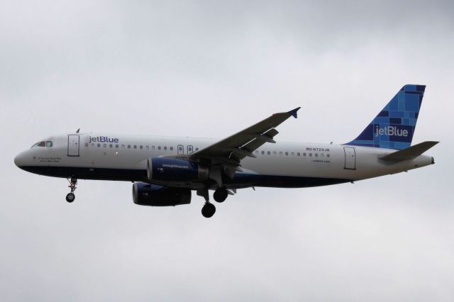 Airbus A320 (N729JB) - "If You Can Read This, Youre Blue Close" (01-18-2011)