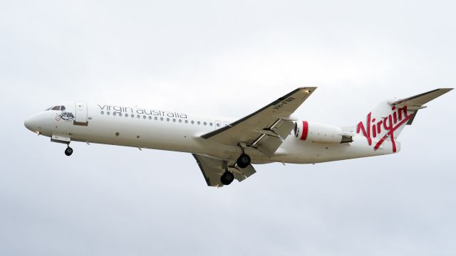 Fokker 100 (VH-FNN) - Fokker 100. Virgin Australia VH-FNN arriving from Karratha Rwy 06 YPPH 160819