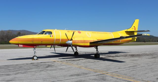 Fairchild Dornier SA-227DC Metro (XA-SUS) - A 1981 model (serial number AC-430B) Swearingen SA-227AC Metro III on the ramp at Anniston Regional Airport, AL - March 14, 2024. 