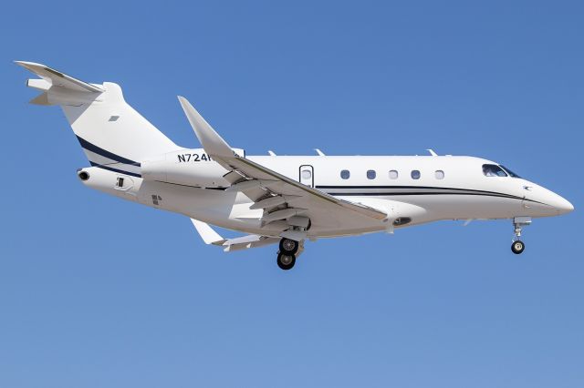 Embraer Legacy 450 (N724KW) - AirShare’s newest addition arriving in Kansas City!