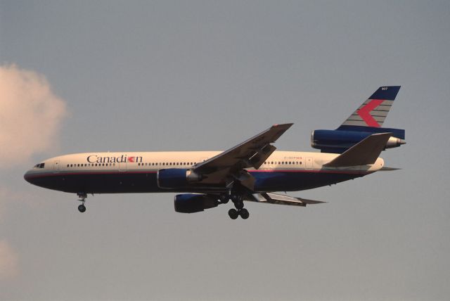 McDonnell Douglas DC-10 (C-GCPI) - Final Approach to Narita Intl Airport Rwy34 on 1989/03/19