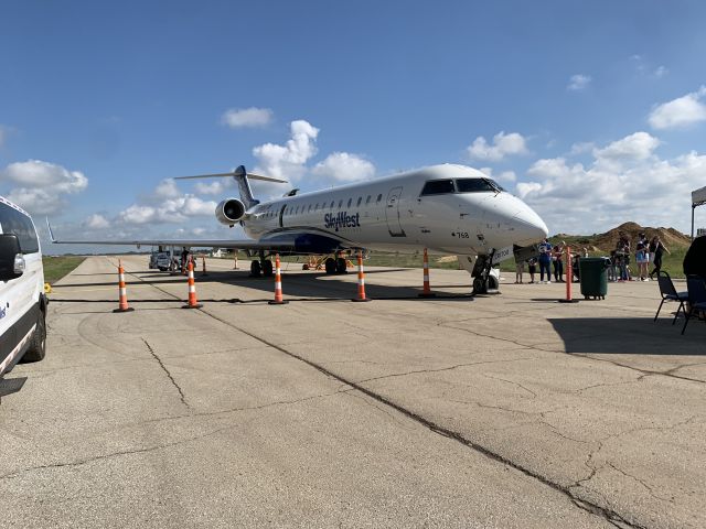 Canadair Regional Jet CRJ-700 (N768SK) - South Bend International Airport Aviation Education Day - Aug. 27th 2022