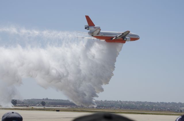 McDonnell Douglas DC-10 (N17085) - March Air Reserve Base. 10 Air Tanker Carrier demonstration.   5/19/12