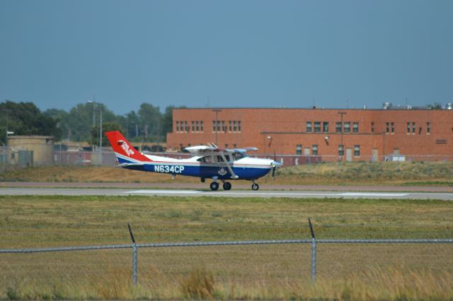 Cessna Skylane (N634CP) - Civil Air Patrol aircraft taking off from KFSD - 7-20-12