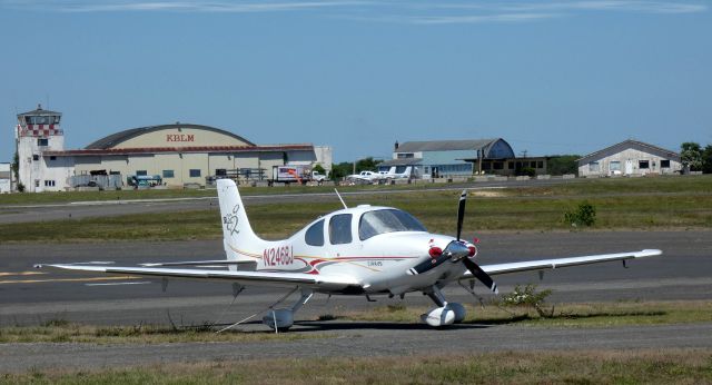 Cirrus SR-22 (N246BJ) - Catching some tarmac time is this 2005 Cirrus SR22 in the Spring of 2023.