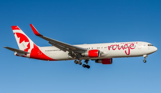 BOEING 767-300 (C-FMWV) - Rouge 1621 arriving home from Fort Lauderdale