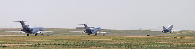 N490FE — - Panorama of N490FE Chase departing COS