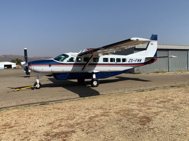 Cessna Caravan (ZS-FWW) - 12 AUG 2019 at Wonderboom airport, South Africa.