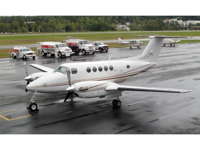 Beechcraft Super King Air 200 (N689BV) - A nice King Air 200 at Lebanon.