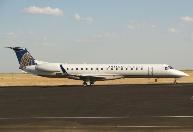 Embraer ERJ-145 (N11181) - This photo was taken when Continental Express first began service to Hobbs, NM on 01Jul2011 and when the carrier was merging with United.