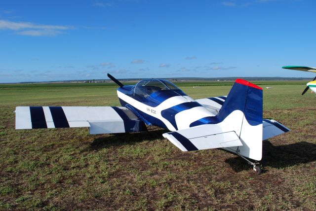 Vans RV-6 (VH-ECE) - Eye catching colour scheme of RV6 drew plenty of attention at the Clifton fly-in in March 2018