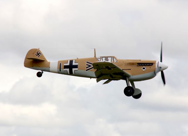 G-AWHE — - Hispano HA-112 (Bf109)br /Manufactured in 1959, Spainbr /Photo: 11.07.2015