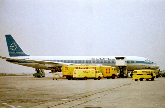 McDonnell Douglas Jet Trader (D-ADIM) - Südflug DC-8-32 in 1968 at Düsseldorf (EDDL)