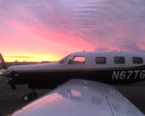 Piper Malibu Meridian (N67TG) - JetProp at sunrise