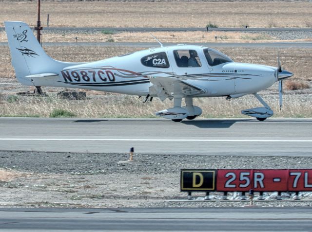 Cirrus SR-22 (N987CD) - Cirrus Design Group SR22 at Livermore Muni, Livermore CA. August 2020