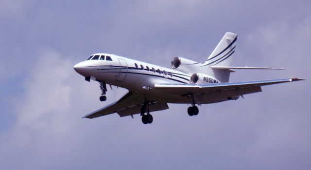Dassault Falcon 50 (N550WM) - About to touch down is this 1992 Dassault Falcon 50 in the Summer of 2024.